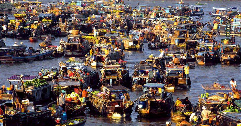 Cai Be Floating Market